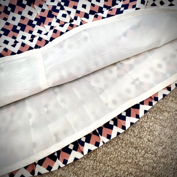 J. Crew Tile Silk Pleated Mini Skirt - Picture 8 of 9